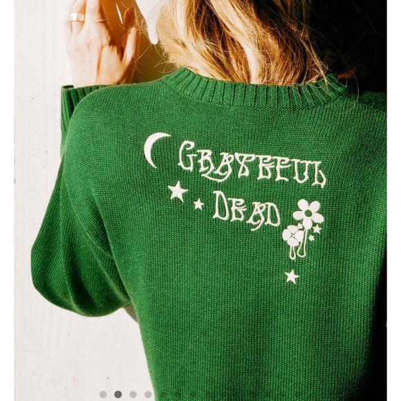 NEW in package! STONED IMMACULATE GRATEFUL DEAD 💀 SWEATER dancing bear UNISEX - Picture 5 of 6